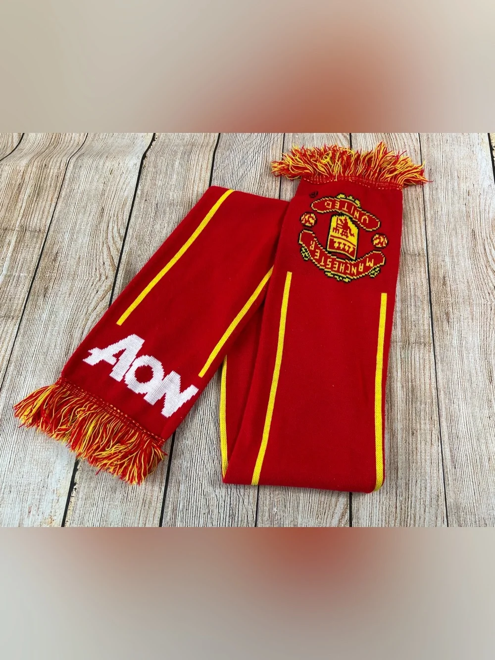 Manchester United Fan Official Merch Scarf Lightweight Soccer Banner